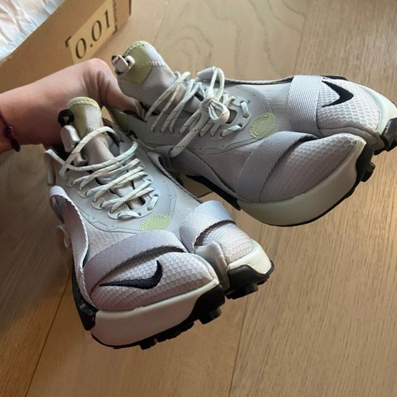 NIKE DRIFTER SPLIT ISPA GREY FOG BLACK OLIVE MENS 9 WOMENS 10.5 AV0733001 - Picture 8 of 10